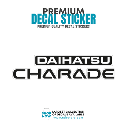 STICKER DECAL DAIHATSU CHARADE