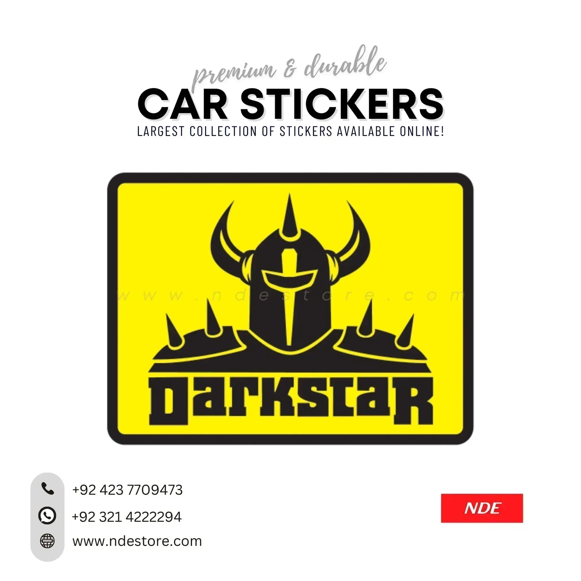 STICKER DARKSTAR (SKU:14143) - ndestore.com
