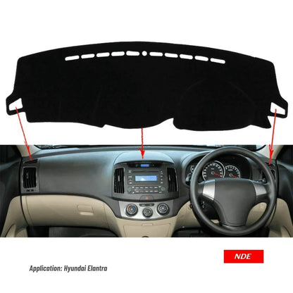 DASHBOARD MAT VELVET MATERIAL FOR HYUNDAI SONATA - ndestore.com