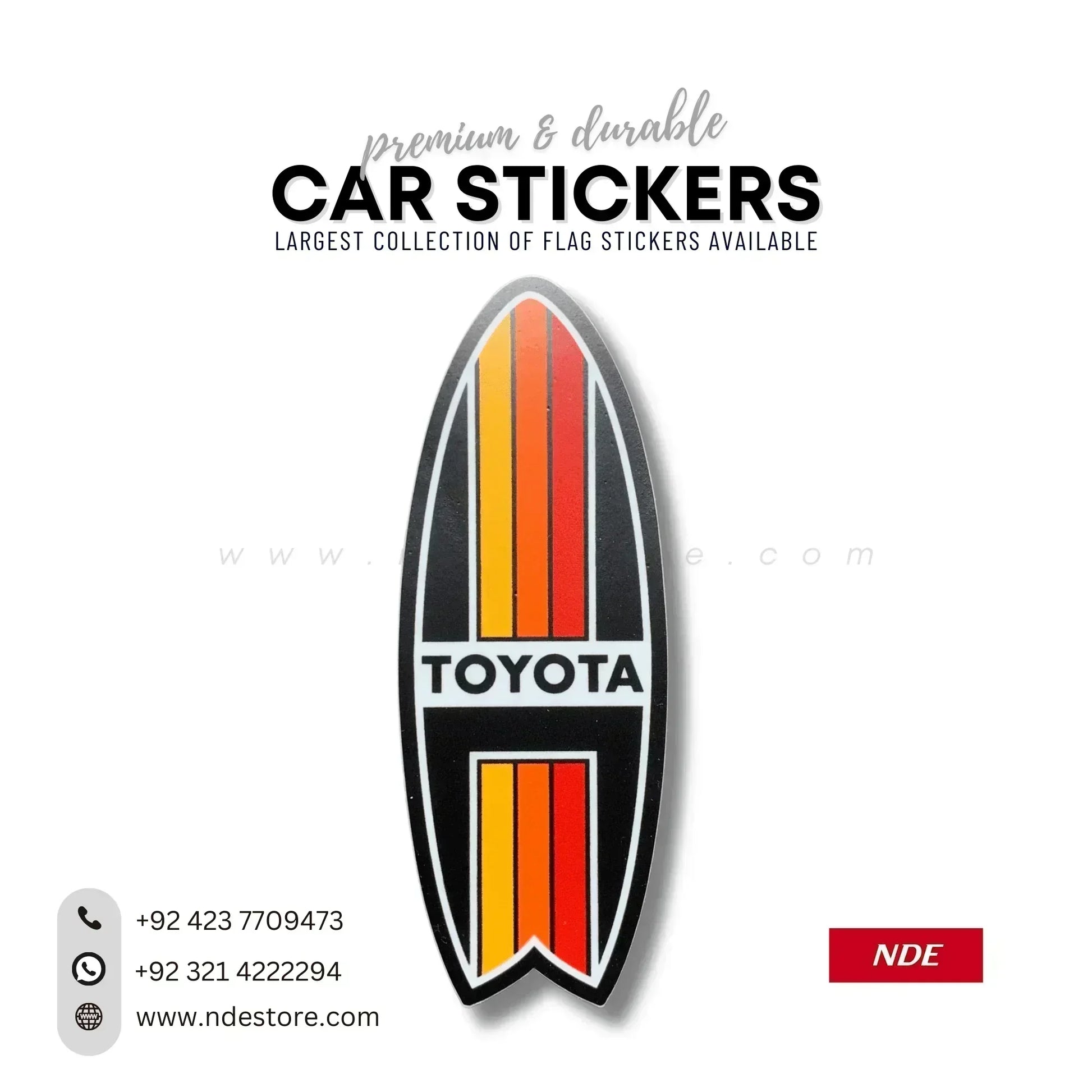 STICKER TOYOTA SURF BOARD - ndestore.com
