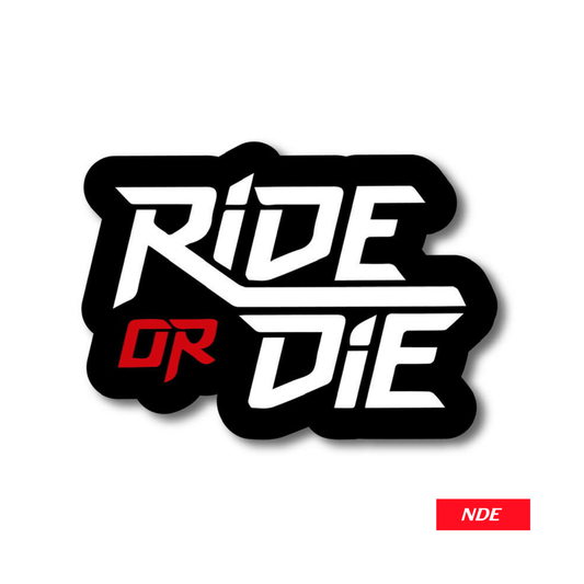STICKER RIDE TO DIE - ndestore.com