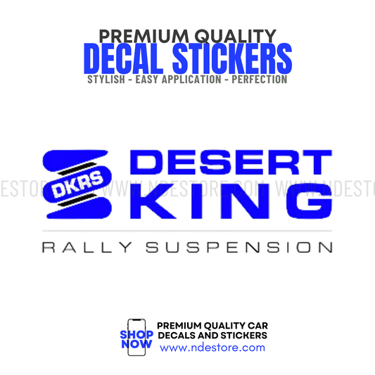 STICKER DESERT KING RALLY SUSPENSION - ndestore.com
