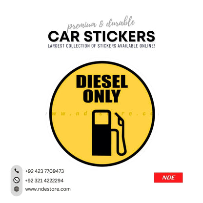 STICKER, DIESEL ONLY - ndestore.com