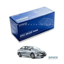 BRAKE DISC PAD SET FRONT AKEBONO FOR HONDA CITY (2008-2021) - ndestore.com