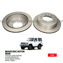 DISC PLATE REAR FOR TOYOTA LAND CRUISER (KZJ71) - ndestore.com