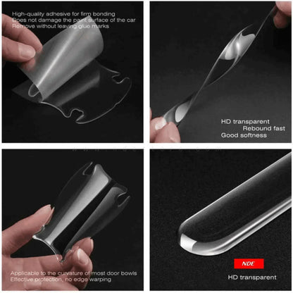 DOOR HANDLE GUARD TRANSPARENT PROTECTOR FOR HONDA - ndestore.com
