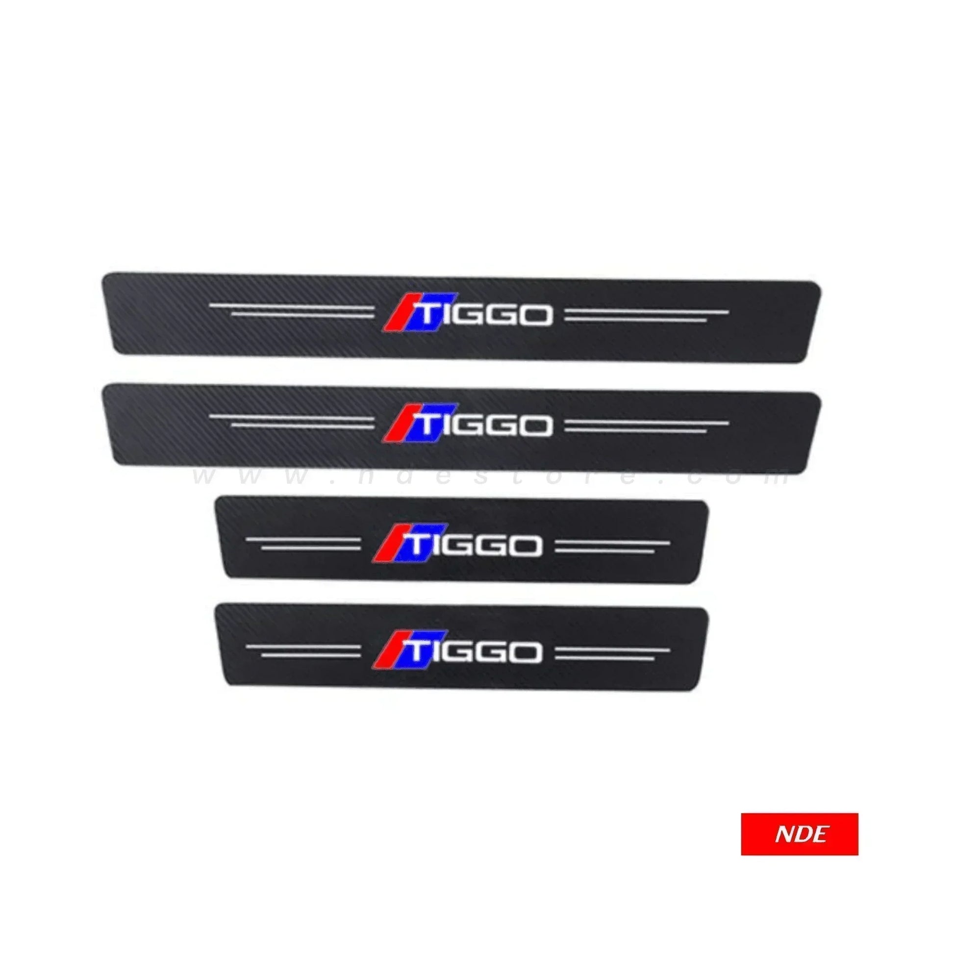 DOOR SILL AREA PROTECTION CARBON FIBER STICKER FOR CHERY TIGGO - ndestore.com
