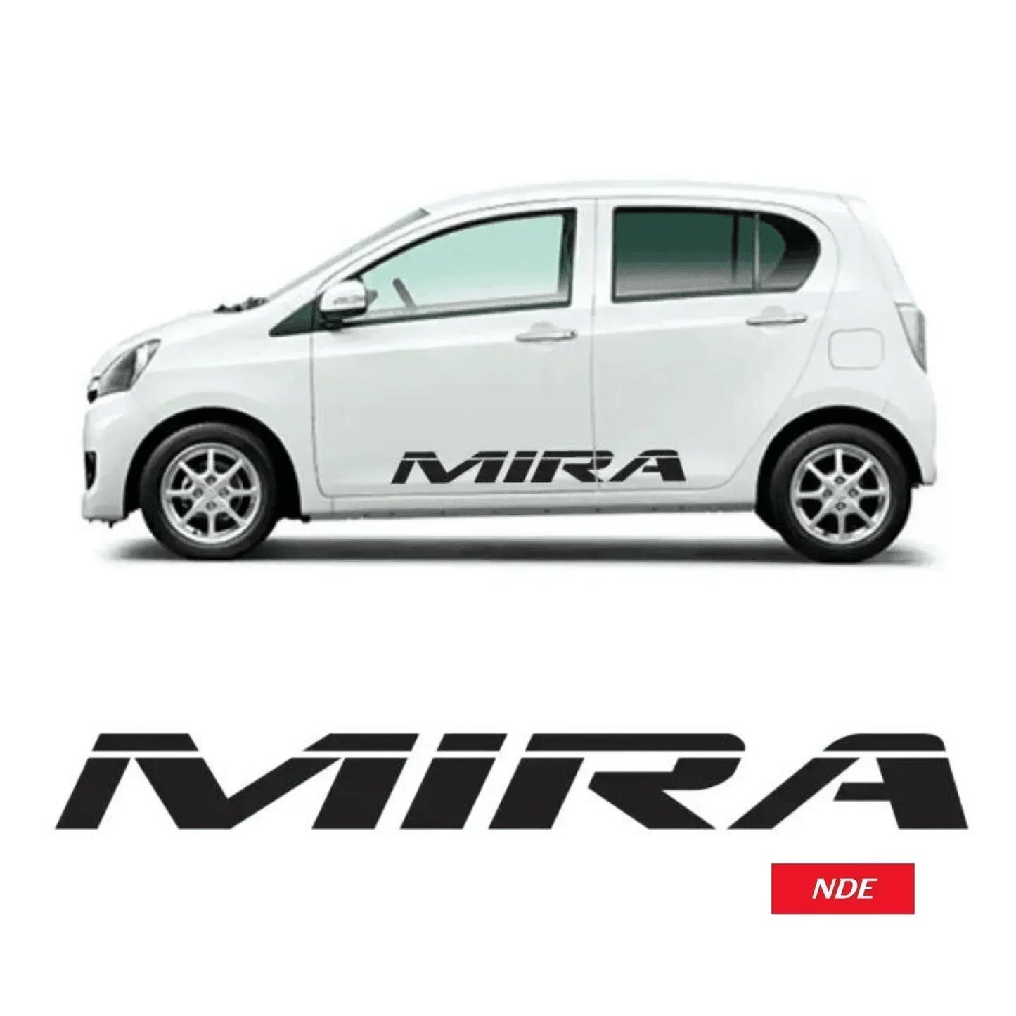 STICKER DOOR APPLICATION 2 PIECES FOR DAIHATSU MIRA - ndestore.com