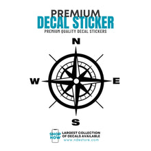STICKER DECAL COMPASS