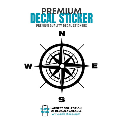 STICKER DECAL COMPASS