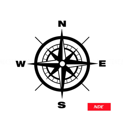 STICKER DECAL COMPASS