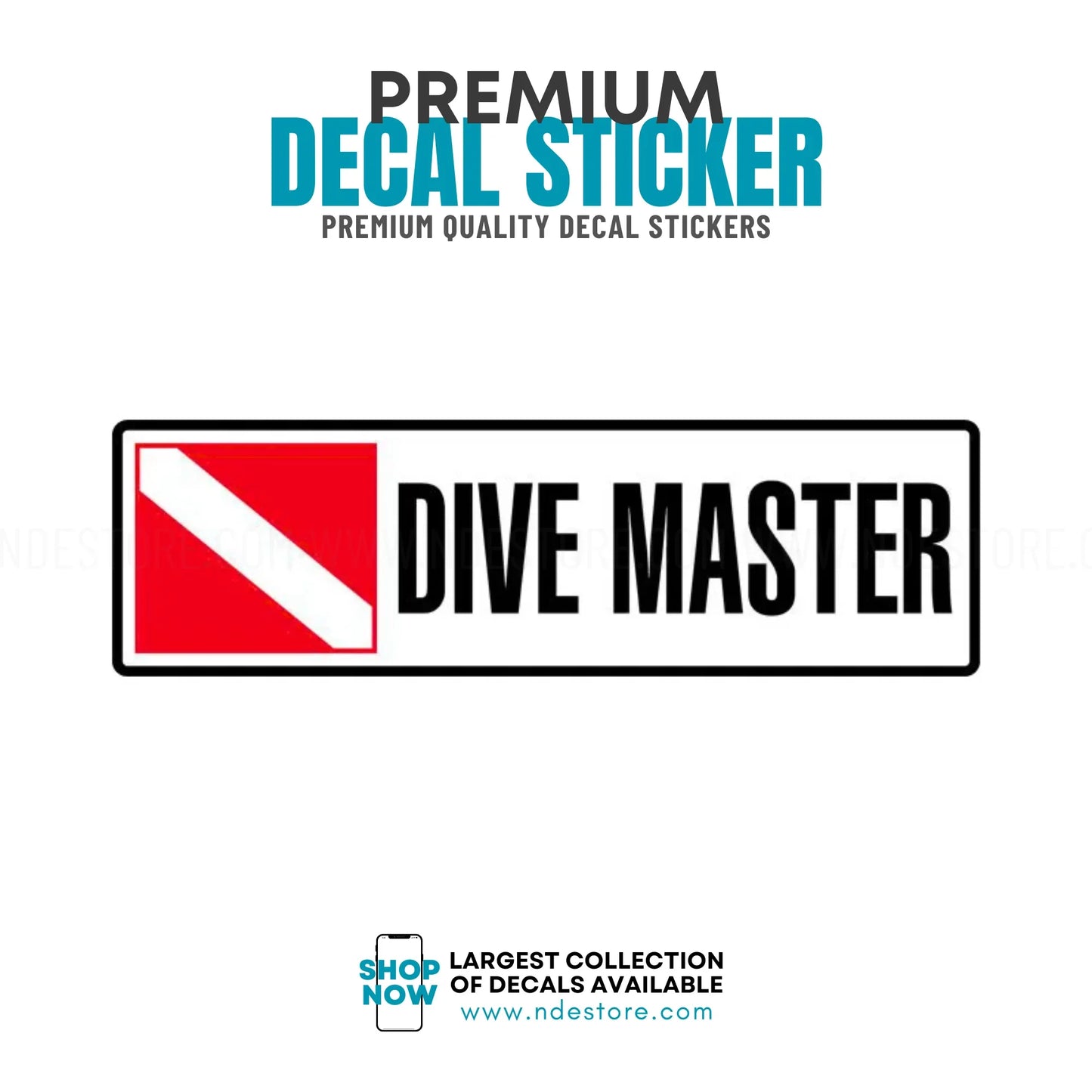 STICKER DECAL DIVE MASTER