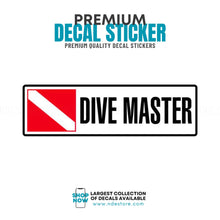 STICKER DECAL DIVE MASTER