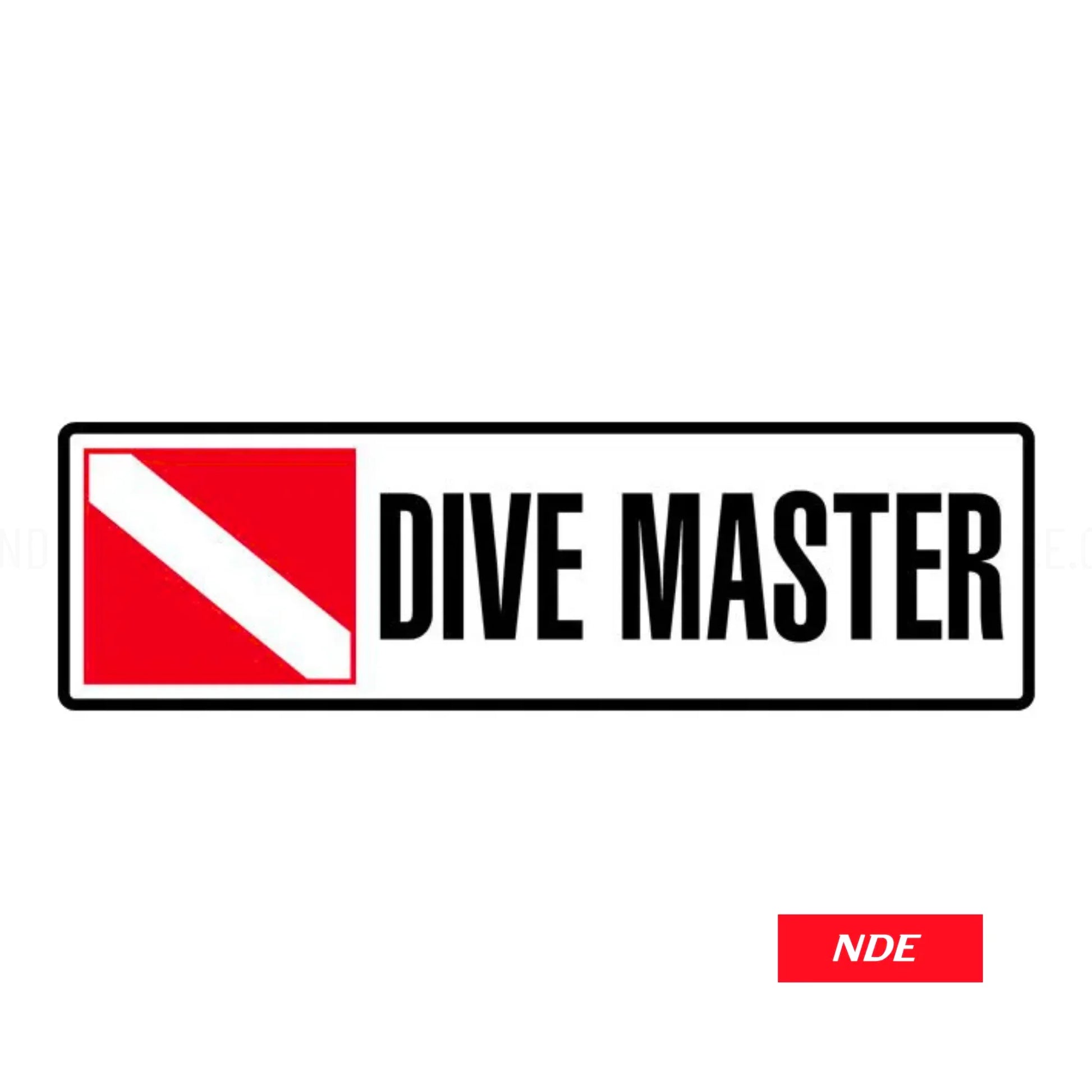 STICKER DECAL DIVE MASTER