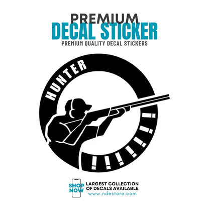 STICKER DECAL HUNTER