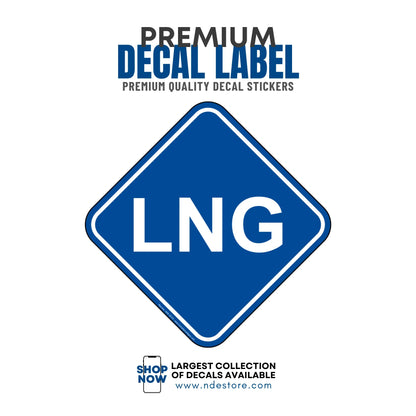 STICKER DECAL LNG