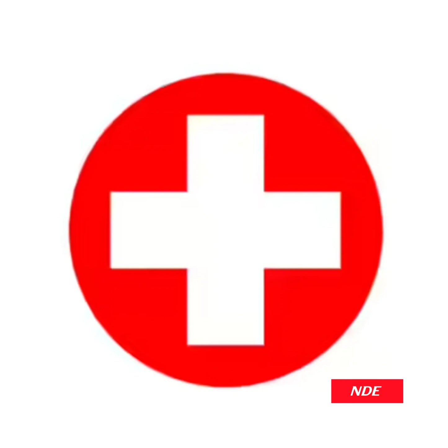 STICKER DECAL RED CROSS