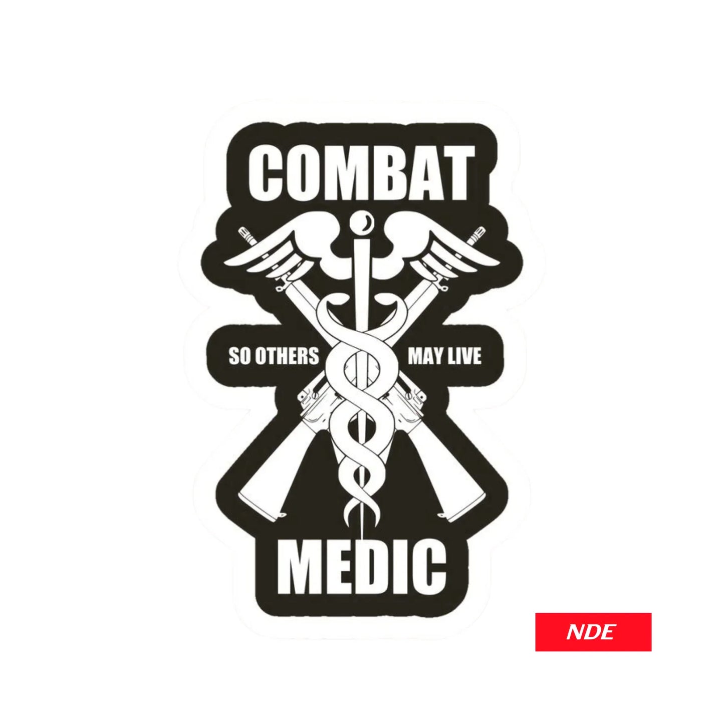 STICKER DECAL COMBAT MEDIC
