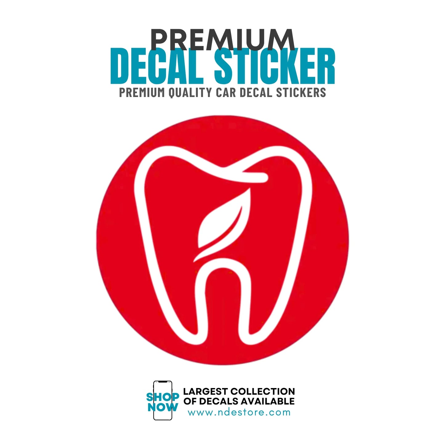 STICKER DECAL DENTIST LOGO