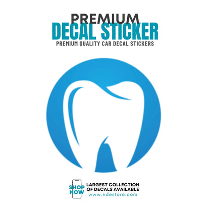 STICKER DECAL DENTIST LOGO