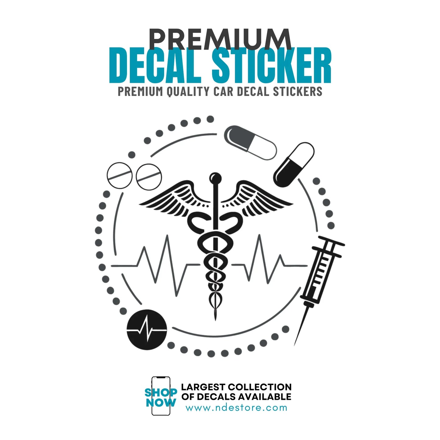 STICKER DECAL DOCTOR LOGO