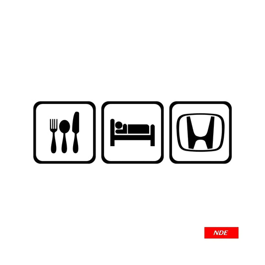 STICKER, EAT SLEEP HONDA - ndestore.com