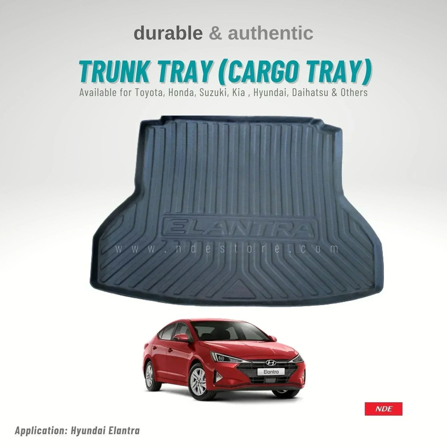 TRUNK TRAY FOR HYUNDAI ELANTRA - ndestore.com
