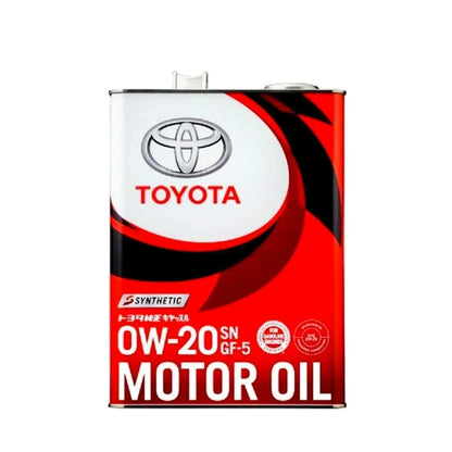 ENGINE OIL 0W20 4L. (TOYOTA GENUINE OIL) - ndestore.com