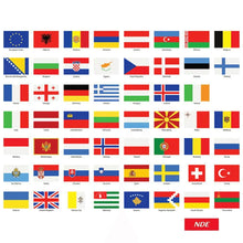 STICKER EUROPEAN COUNTRIES FLAG - ndestore.com