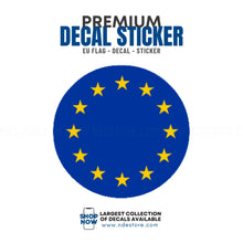 STICKER DECAL EU FLAG