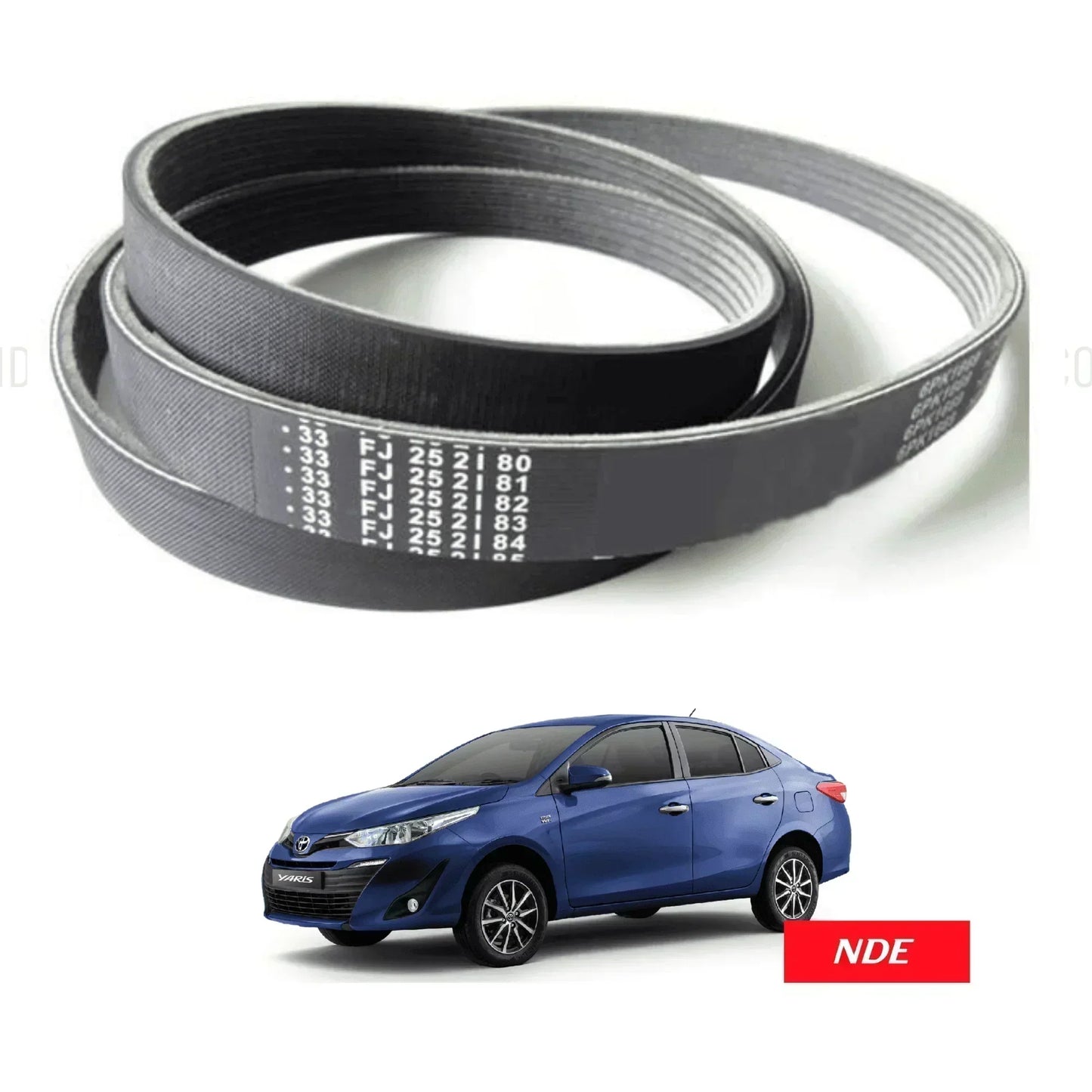 BELT V (FOR FAN & ALTERNATOR) GENUINE FOR TOYOTA YARIS - ndestore.com