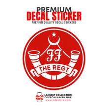 STICKER DECAL FF REGIMENT