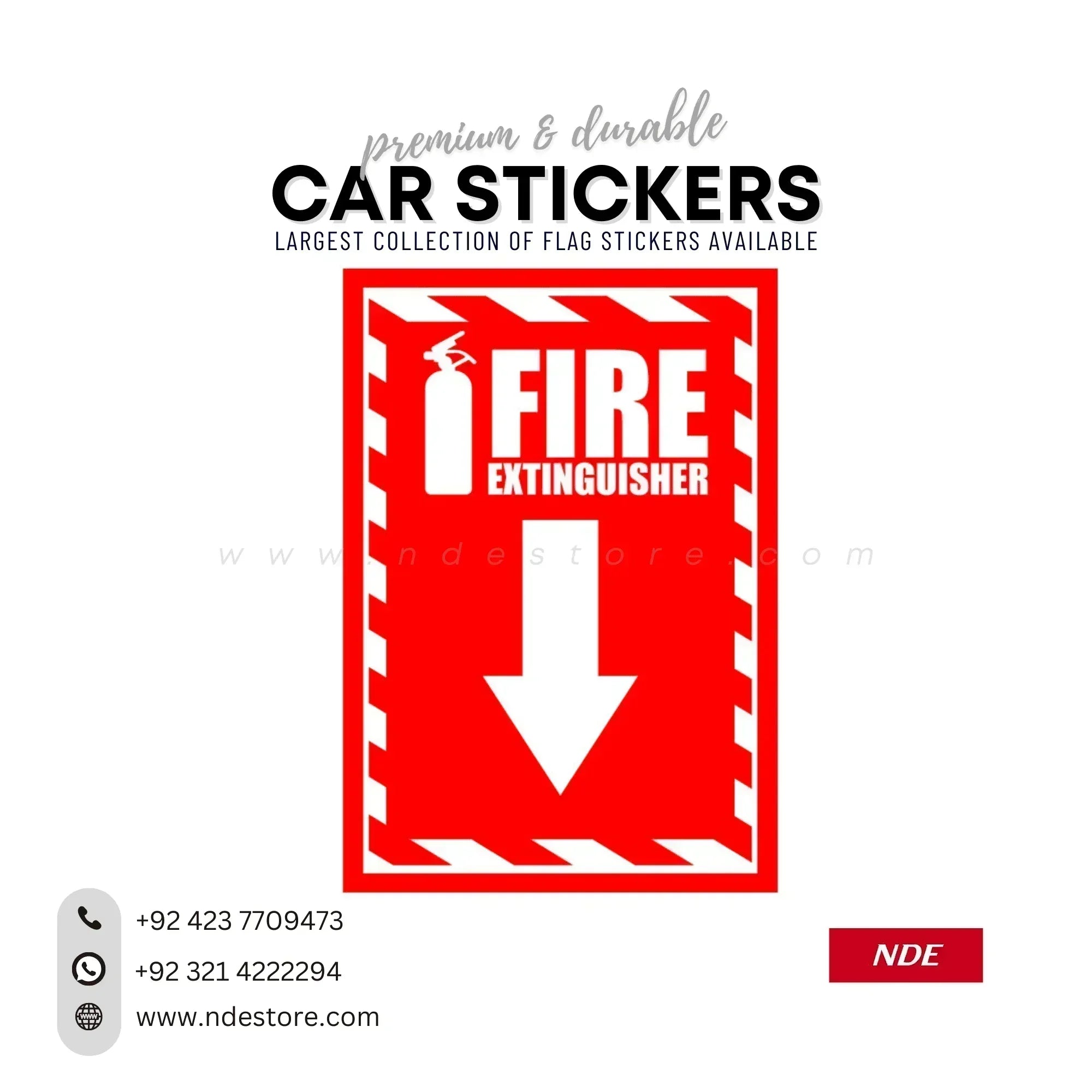 STICKER DECAL FIRE EXTINGUSINER – ndestore.com