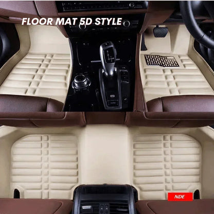 FLOOR MAT 5D STYLE FOR HONDA CIVIC (2012-2016) - ndestore.com