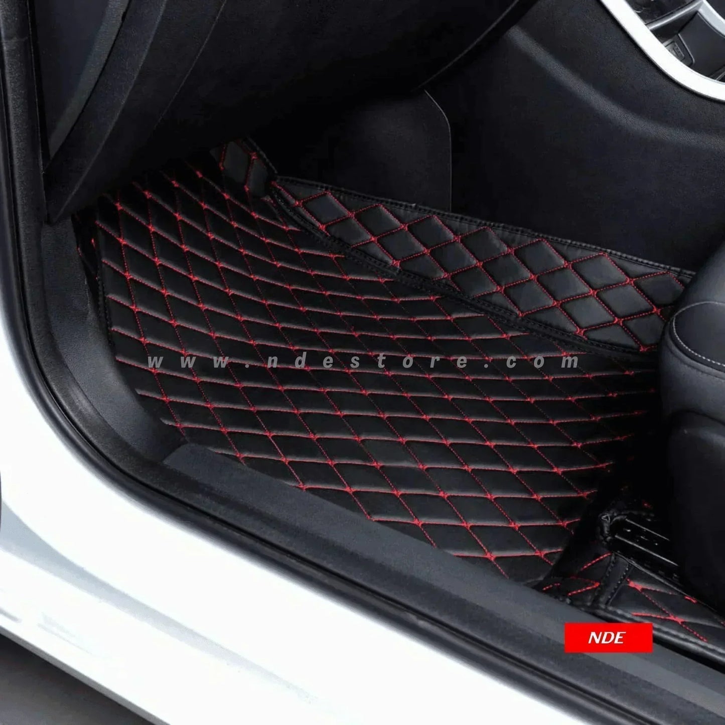 FLOOR MAT 7D STYLE RED FOR MG HS - ndestore.com
