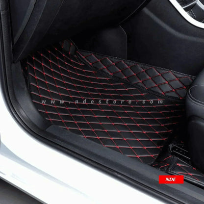 FLOOR MAT 7D STYLE RED FOR MG HS - ndestore.com