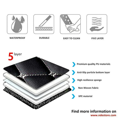 FLOOR MAT PREMIUM QUALITY FLAT 7D STYLE FOR TOYOTA YARIS - ndestore.com