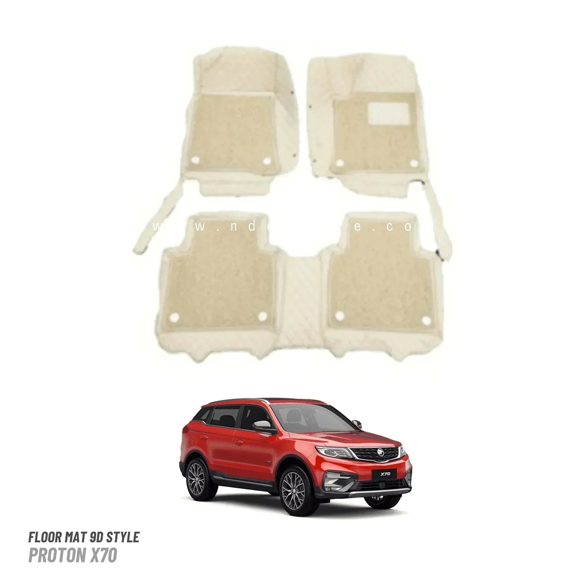 FLOOR MAT 9D STYLE FOR PROTON X70 - ndestore.com