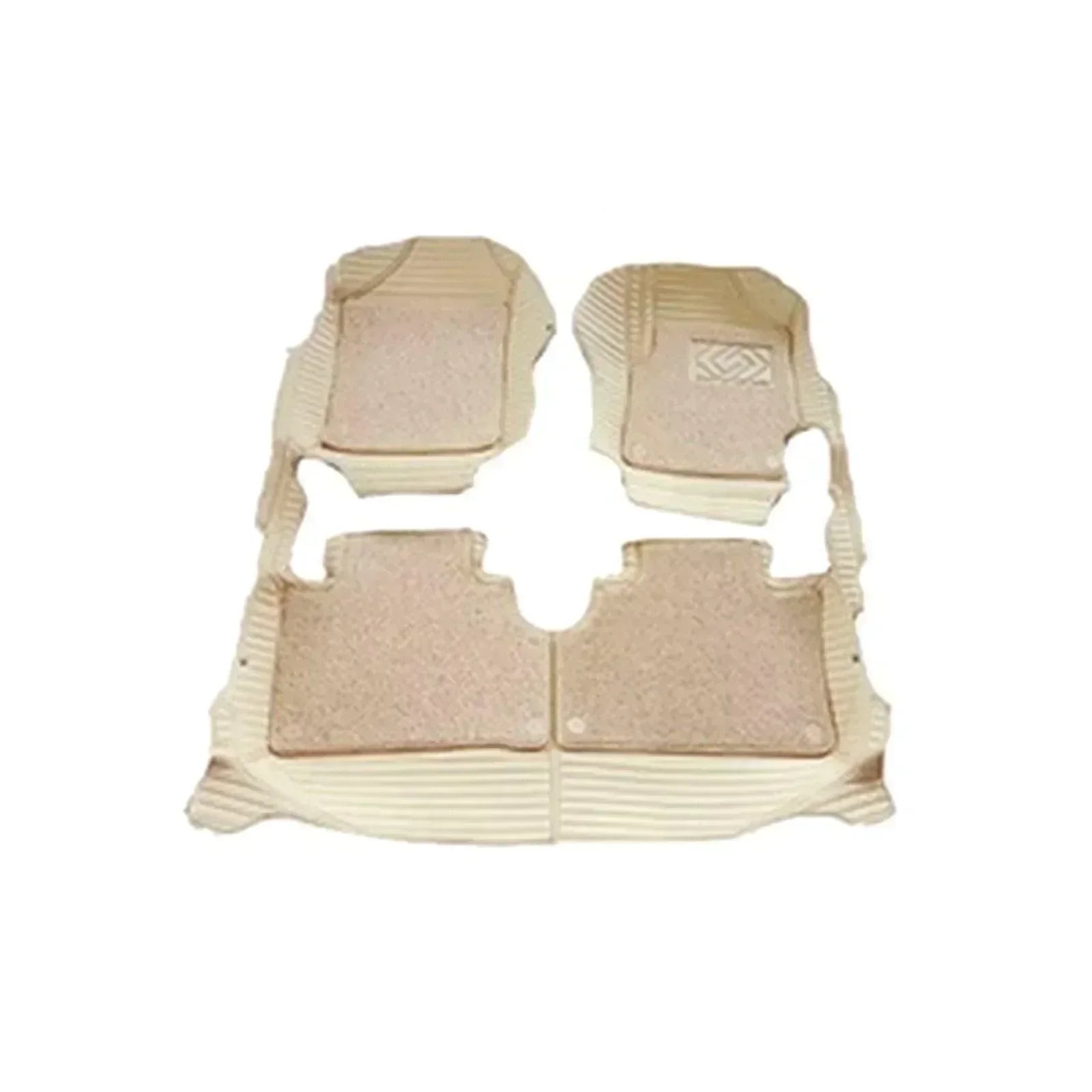 FLOOR MAT 9D STYLE BEIGE COLOR FOR HONDA CITY (2021-2025) - ndestore.com