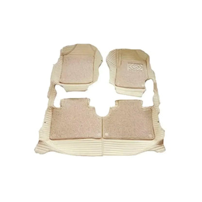FLOOR MAT 9D STYLE BEIGE COLOR FOR HONDA CITY (2021-2025) - ndestore.com