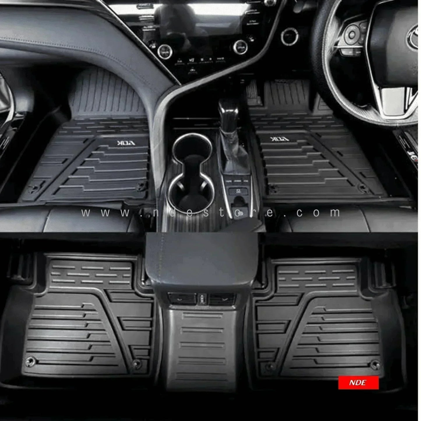 FLOOR MAT TPE STYLE PREMIUM QUALITY FOR TOYOTA COROLLA (2018-2025) - ndestore.com