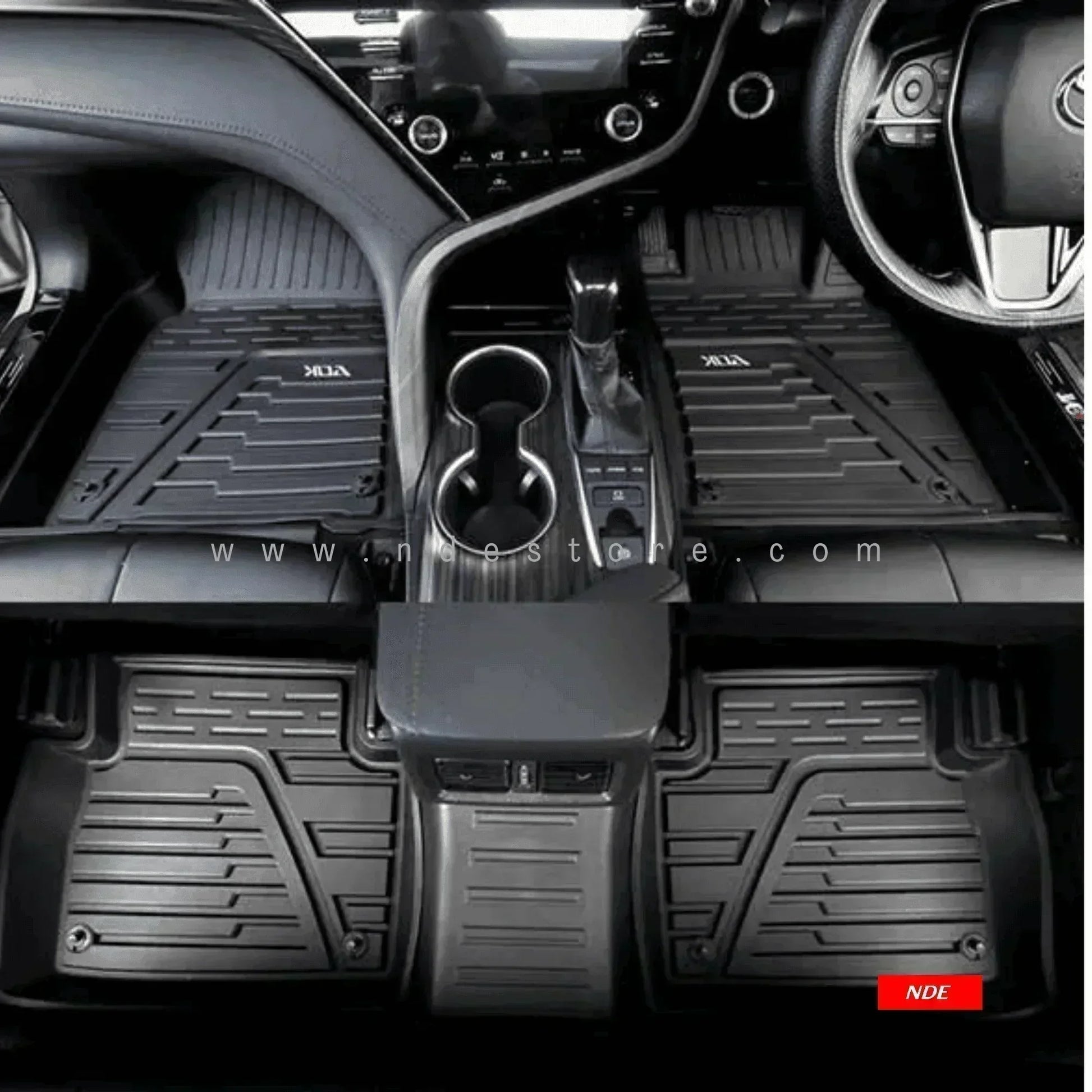 FLOOR MAT TPE STYLE PREMIUM QUALITY FOR TOYOTA COROLLA (2018-2025) - ndestore.com