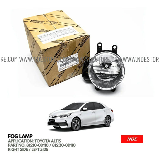 FOG LAMP ASSY GENUINE FOR TOYOTA ALTIS - ndestore.com