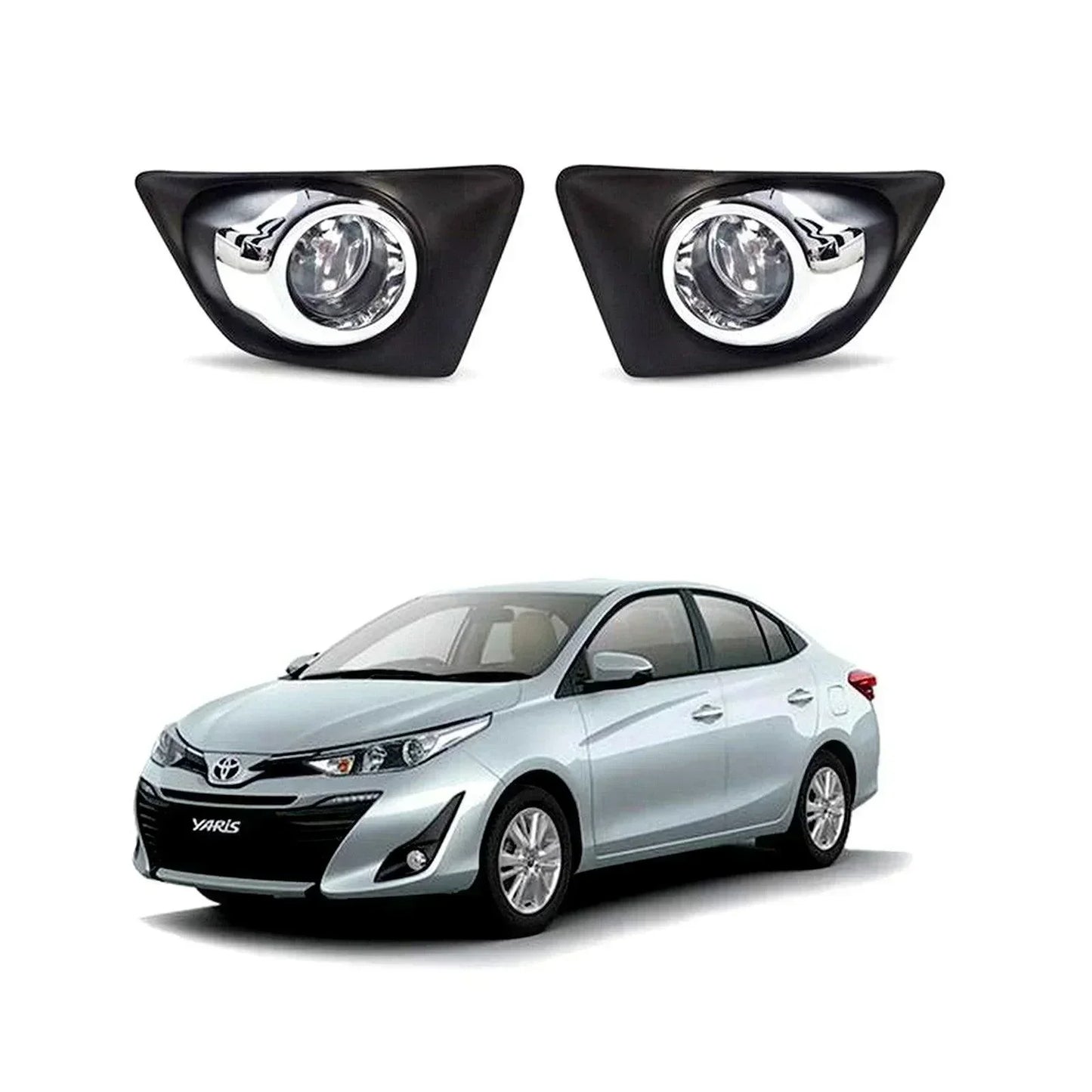 FOG LIGHT ASSY SET FOR TOYOTA YARIS - ndestore.com