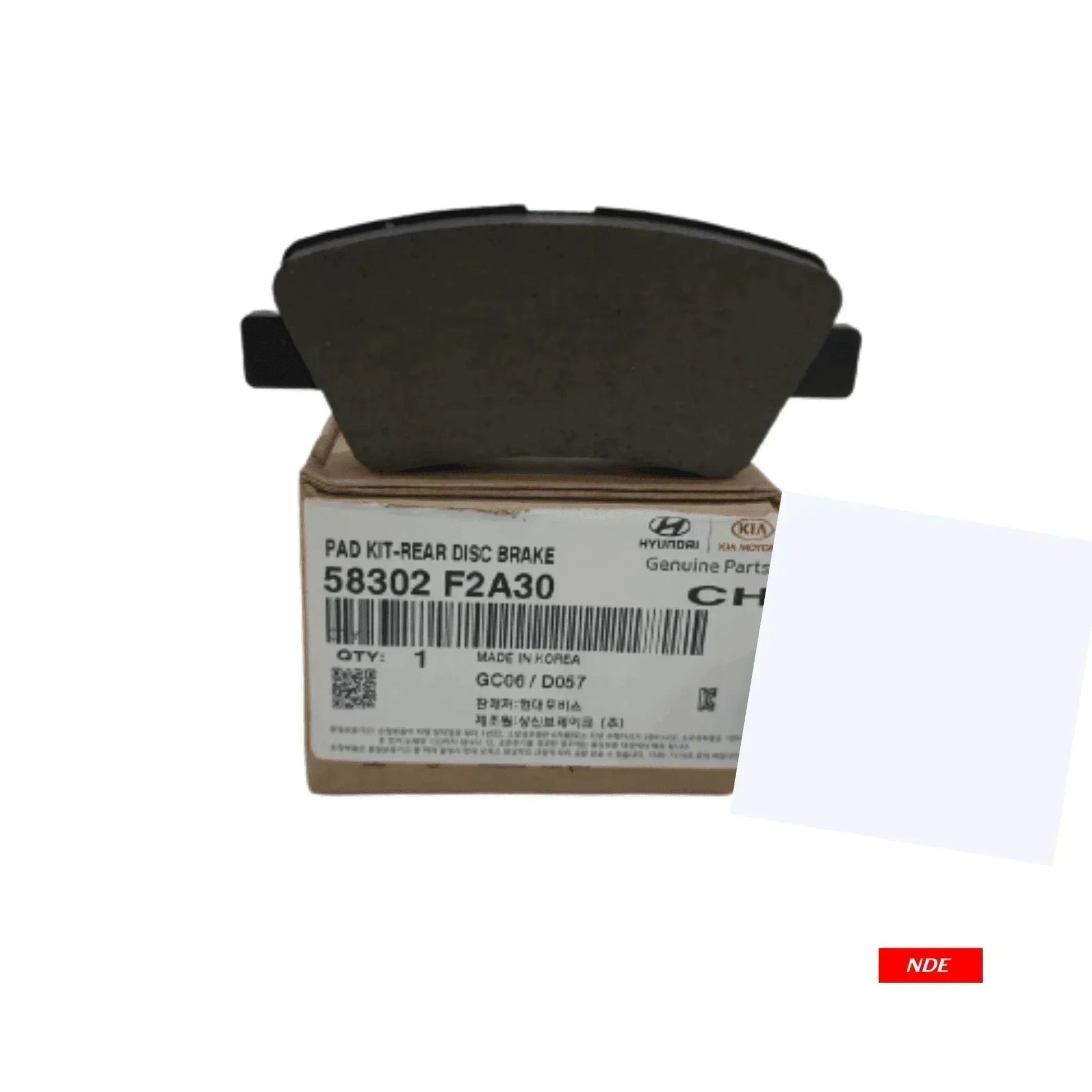 BRAKE DISC PAD SET FRONT GENUINE FOR HYUDAI ELANTRA - ndestore.com