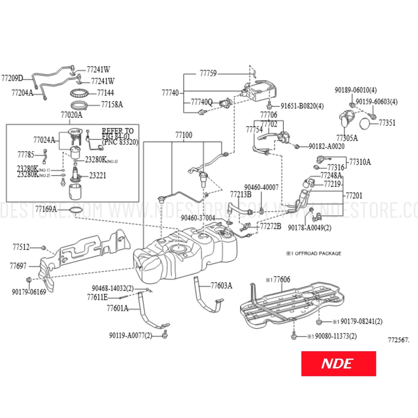 FUEL PUMP ASSY FOR TOYOTA TUNDRA - ndestore.com