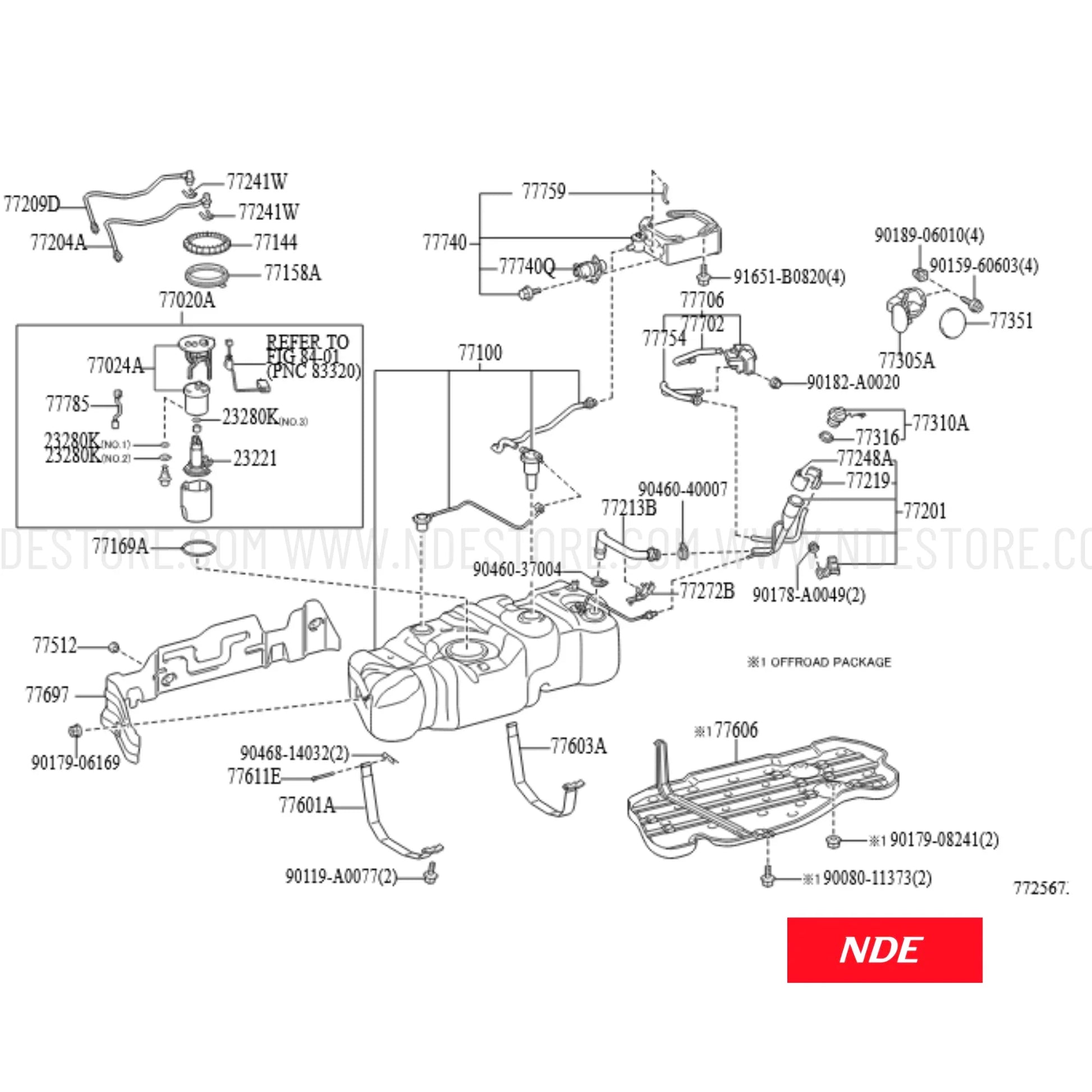 FUEL PUMP ASSY FOR TOYOTA TUNDRA - ndestore.com