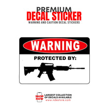 STICKER DECAL PROTECTED BY