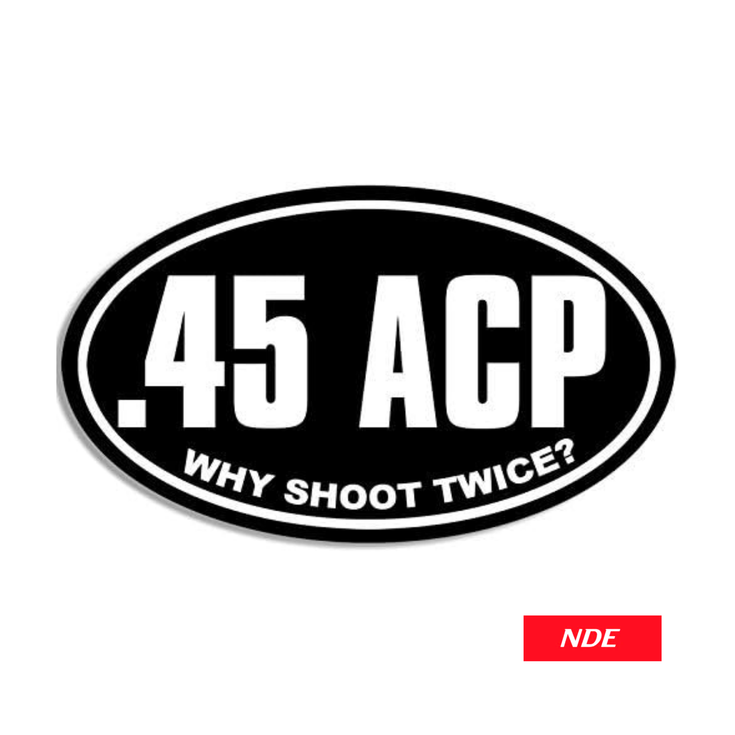 STICKER DECAL .45 ACP
