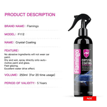 FLAMINGO CRYSTAL COATING HIGH GLOSS SHINE LIQUID SPRAY POLISH - ndestore.com